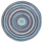 American Legacy Old Glory Braided Rug Round image