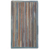 American Legacy Slate Blue Braided Rug Rectangle image