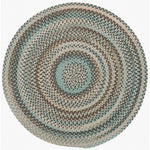 American Legacy Prairie Braided Rug Round image