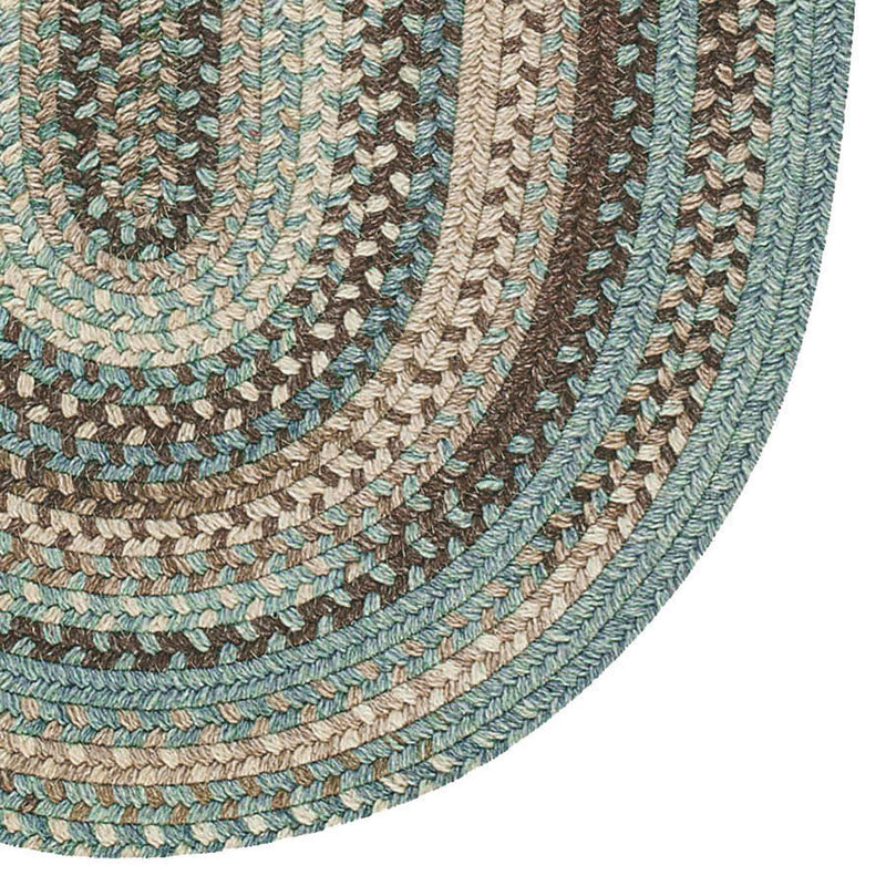 American Legacy Prairie Braided Rug Oval Corner image