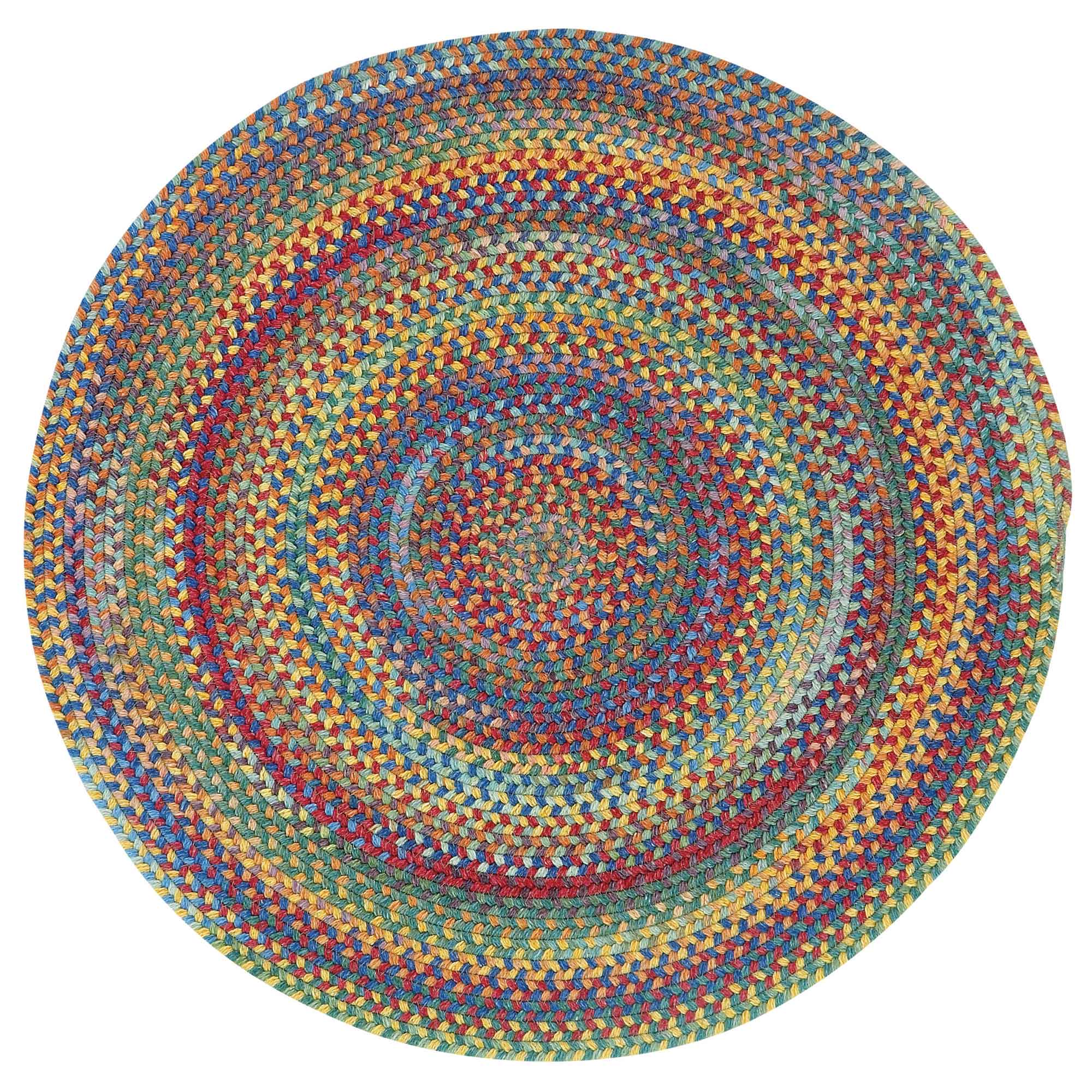 American Legacy Primary Multi Braided Rug Oval image