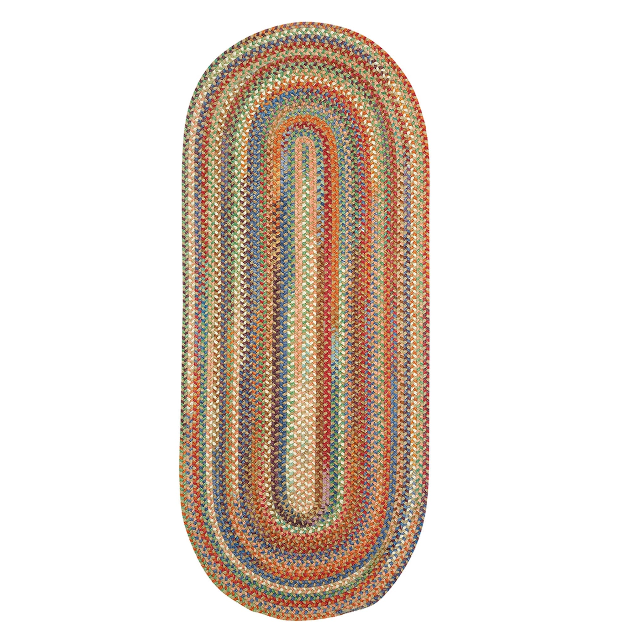 American Classic Cinnamon Braided Rug Oval image