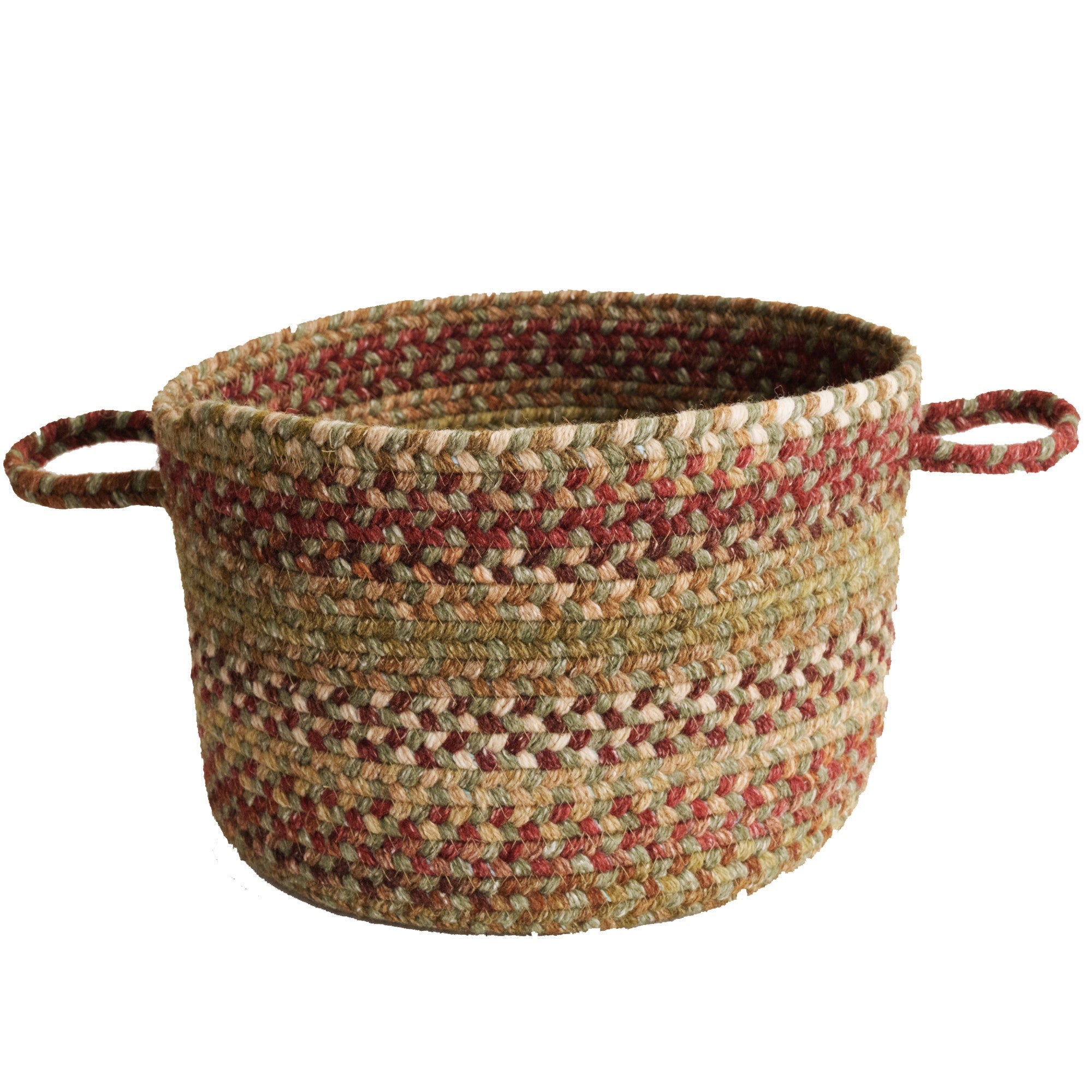 American Classic Foliage Braided Rug Basket image