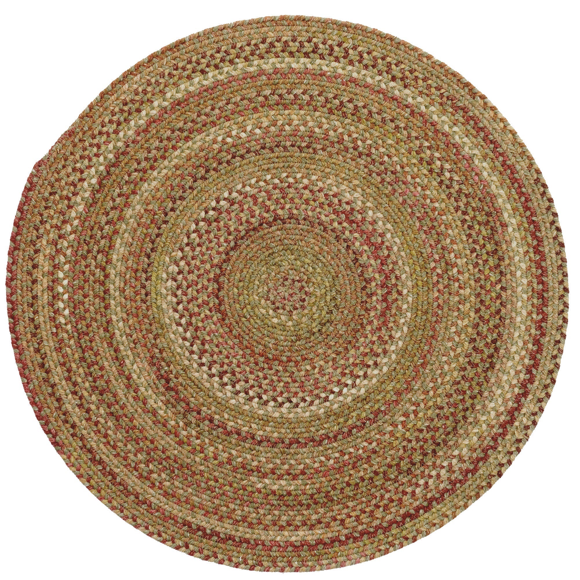 American Classic Foliage Braided Rug Round image