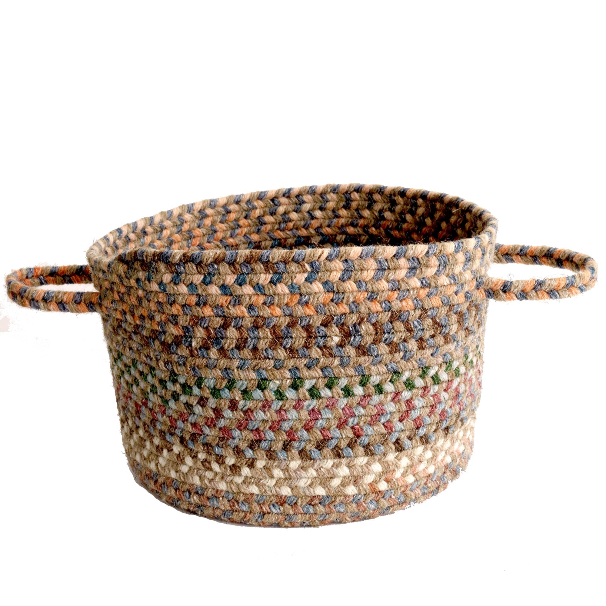 American Classic Moss Multi Braided Rug Basket image