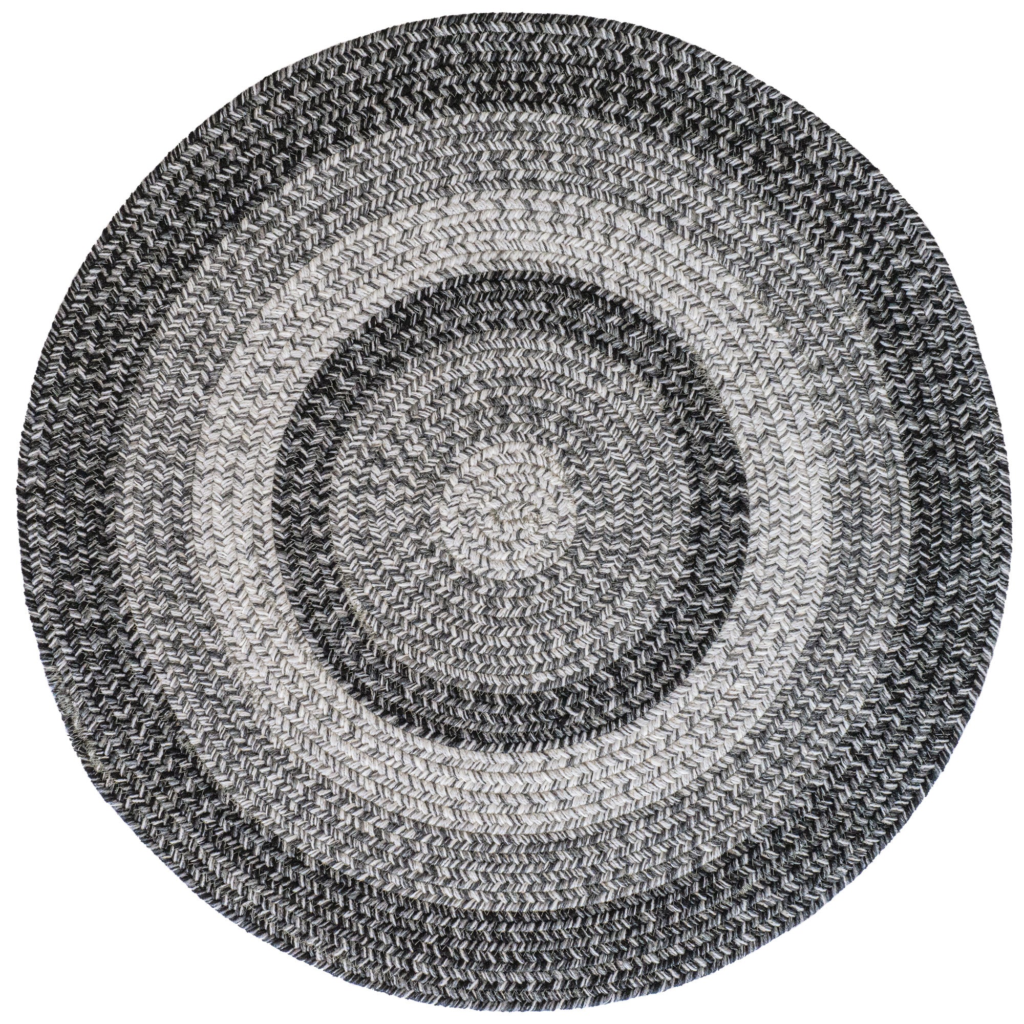 Sturbridge Coventry Gray Braided Rug Round image