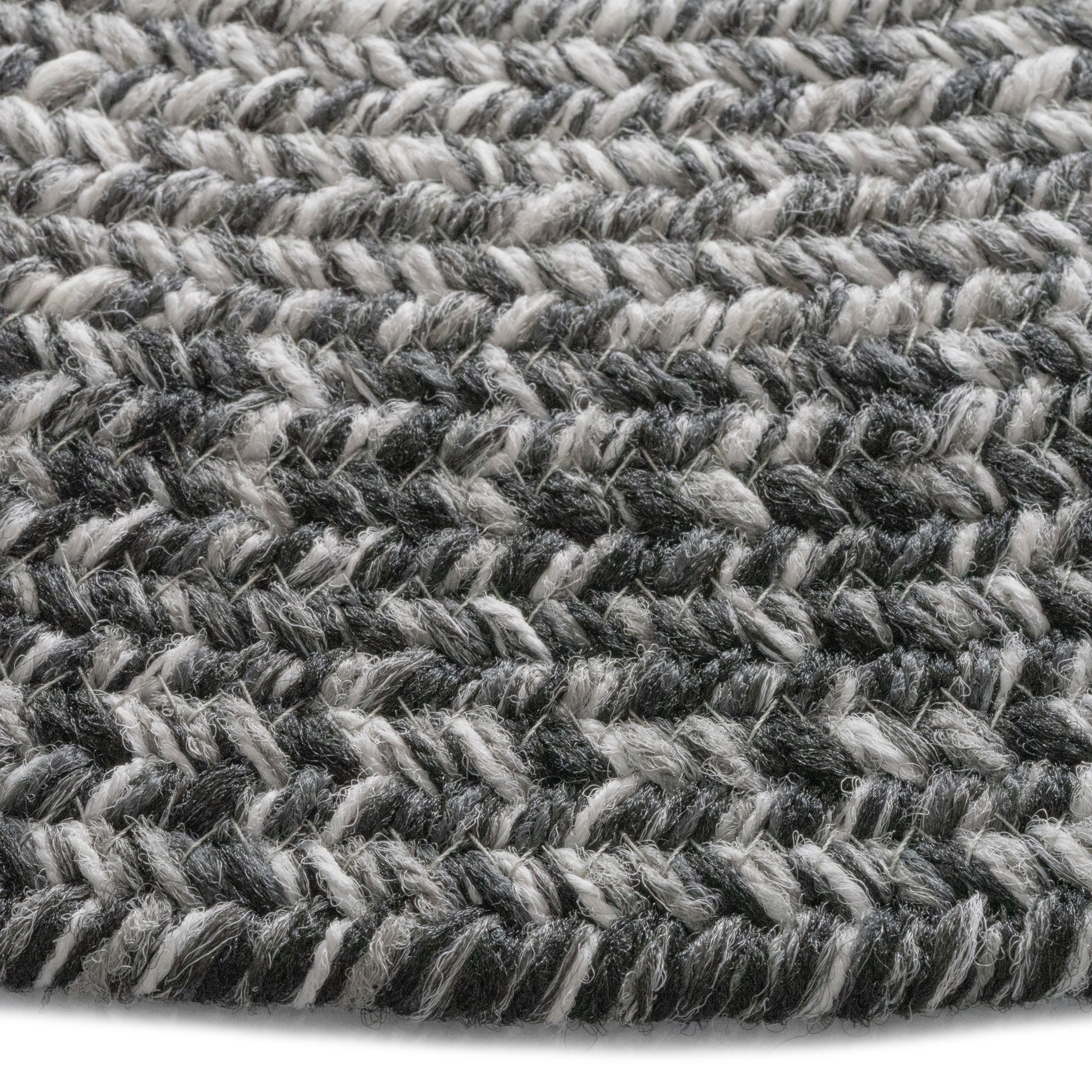 Sturbridge Coventry Gray Braided Rug Round image