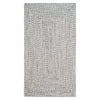 Stockton Light Gray Braided Rug Concentric image