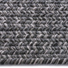 Stockton Dark Gray Braided Rug Concentric Cross Section image