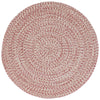 Stockton Light Red Braided Rug Round image