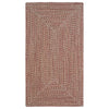 Stockton Medium Red Braided Rug Concentric image