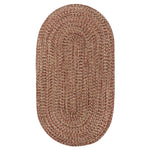 Stockton Medium Red Braided Rug Oval image