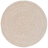 Stockton Light Brown Braided Rug Round image