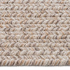 Stockton Light Brown Braided Rug Concentric Cross Section image