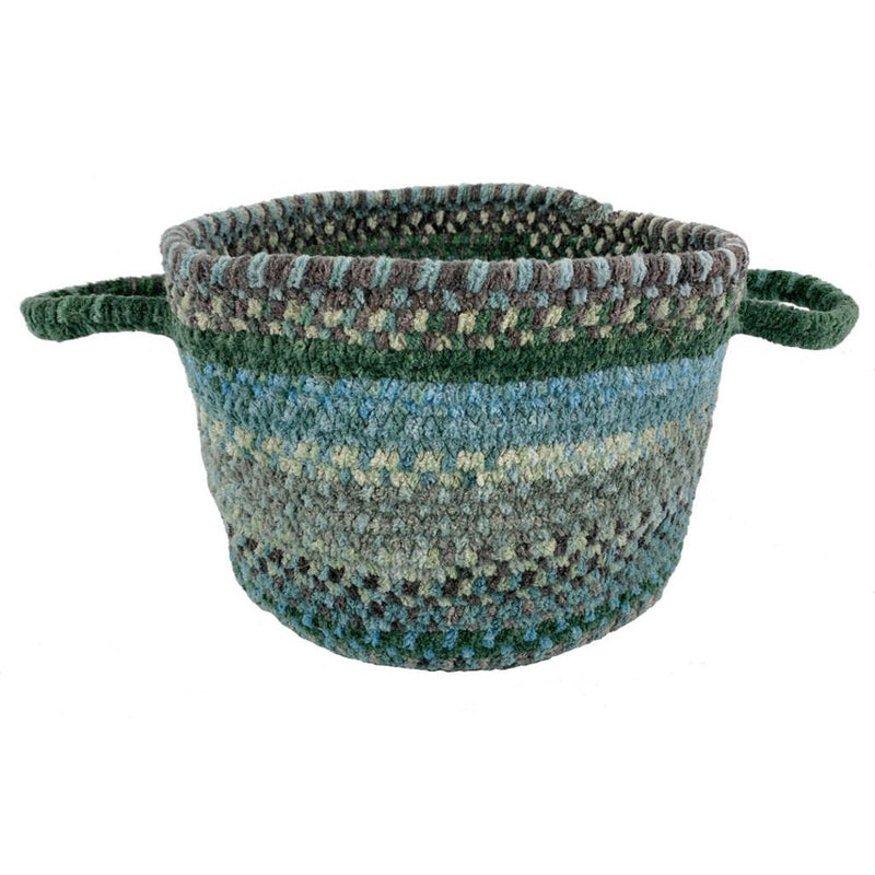 Synergy Misty Sage Braided Rug Basket image