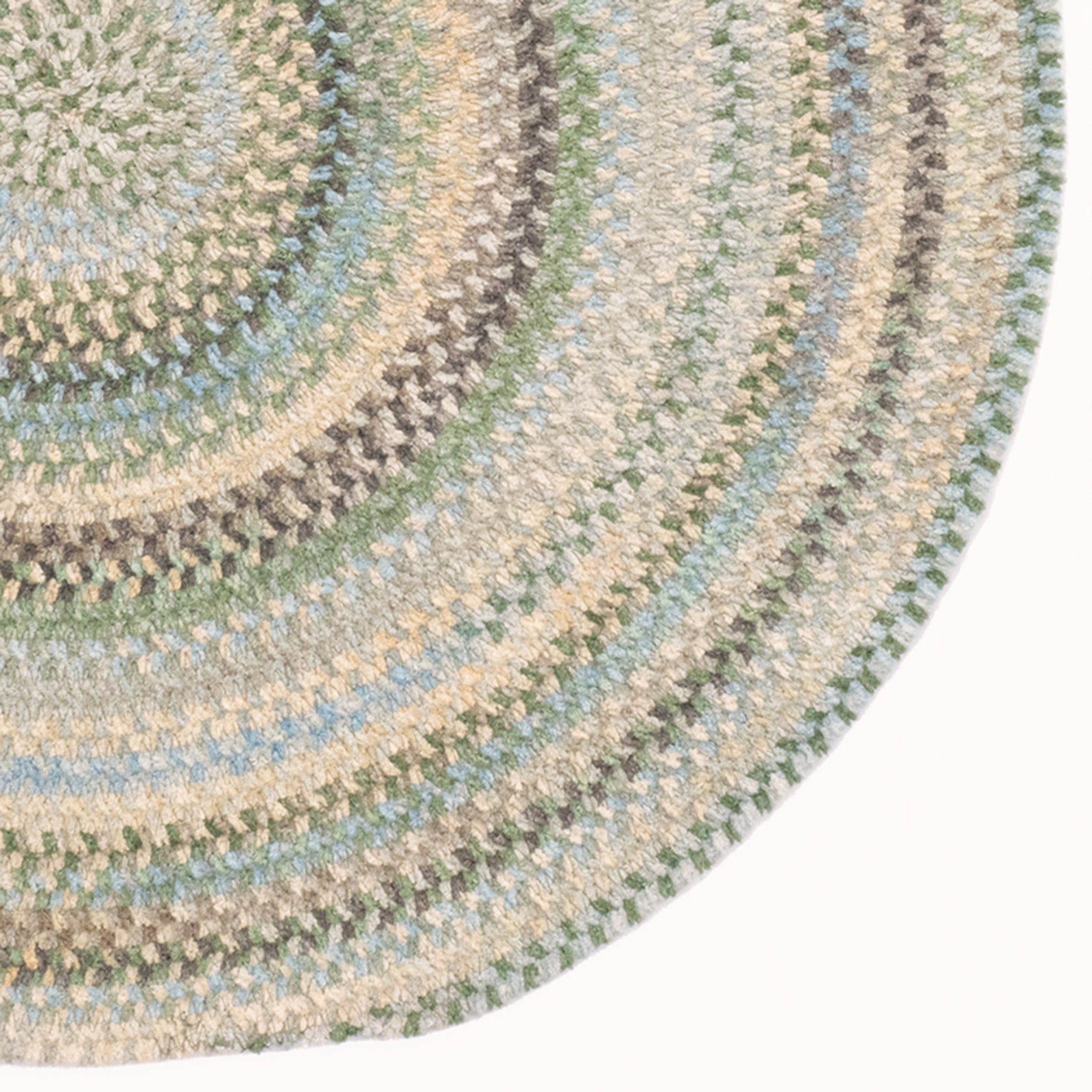 Synergy Misty Sage Braided Rug Round image