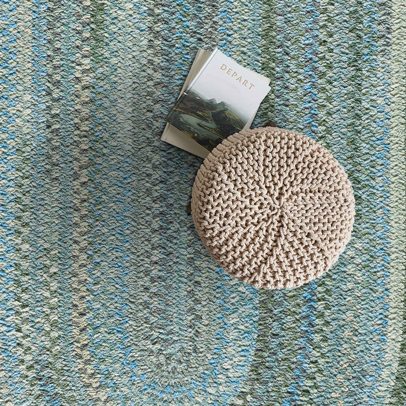 Synergy Misty Sage Braided Rug Oval Roomshot image