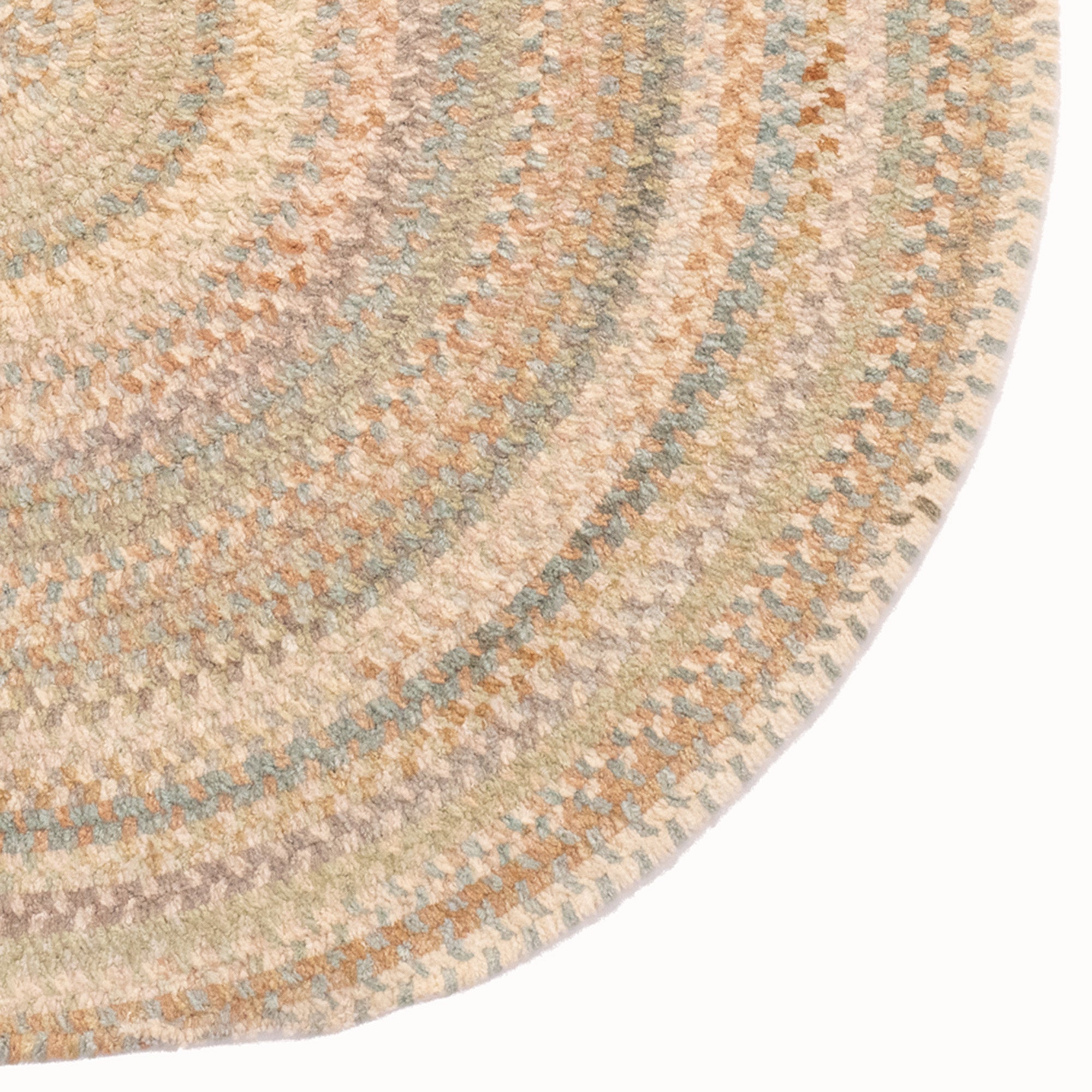 Synergy Blue Opal Braided Rug Round image