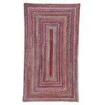 Synergy Rosewood Braided Rug Concentric image