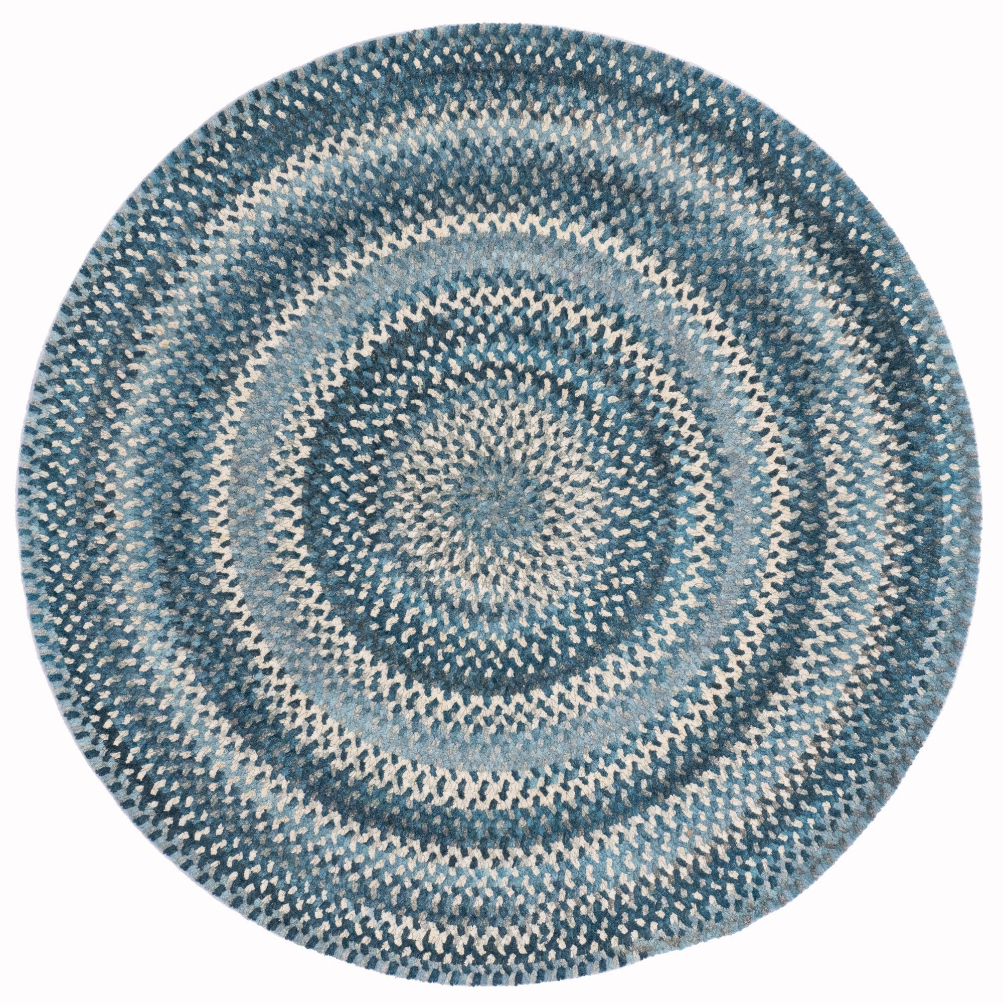 Synergy Chambray Braided Rug Round image