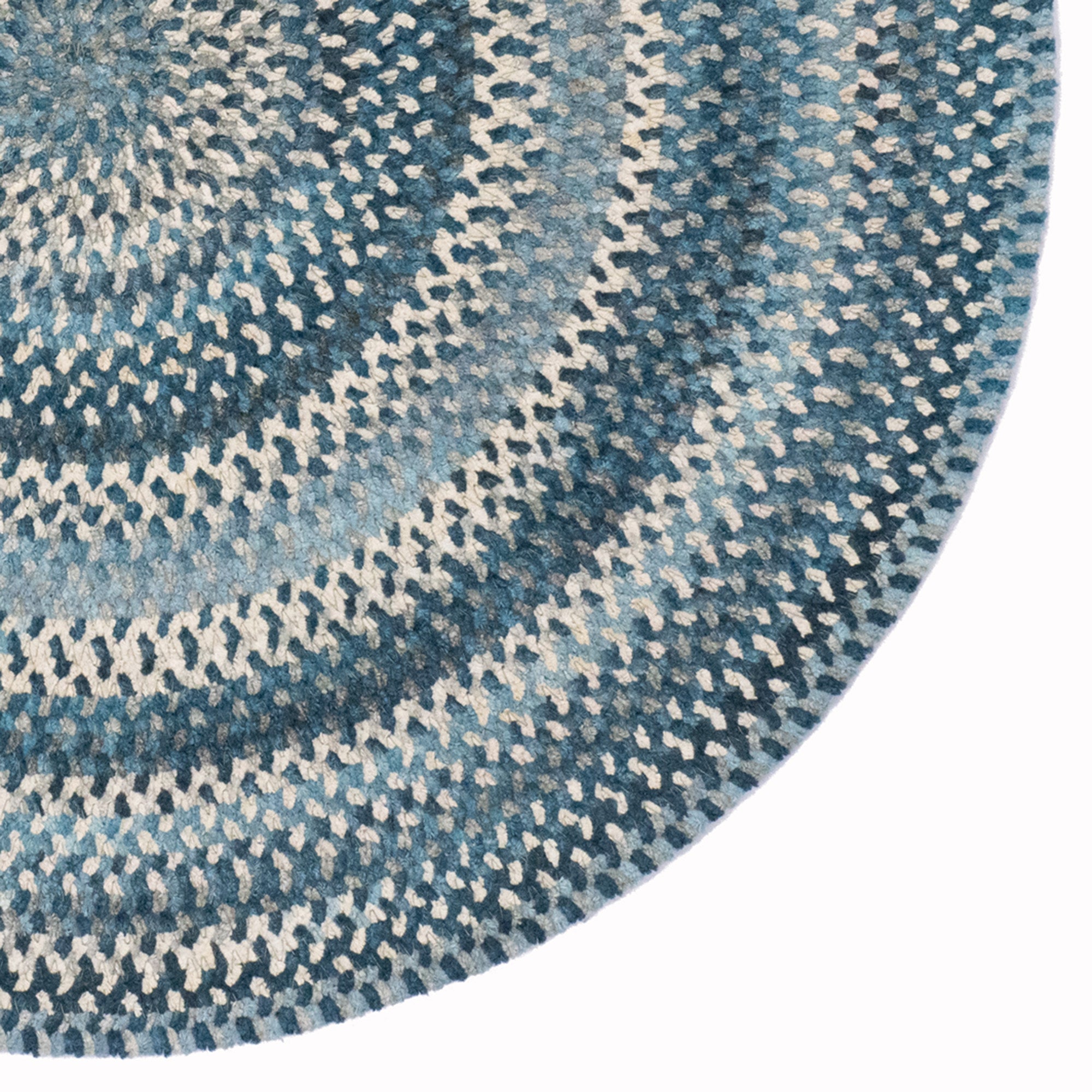 Synergy Chambray Braided Rug Round image