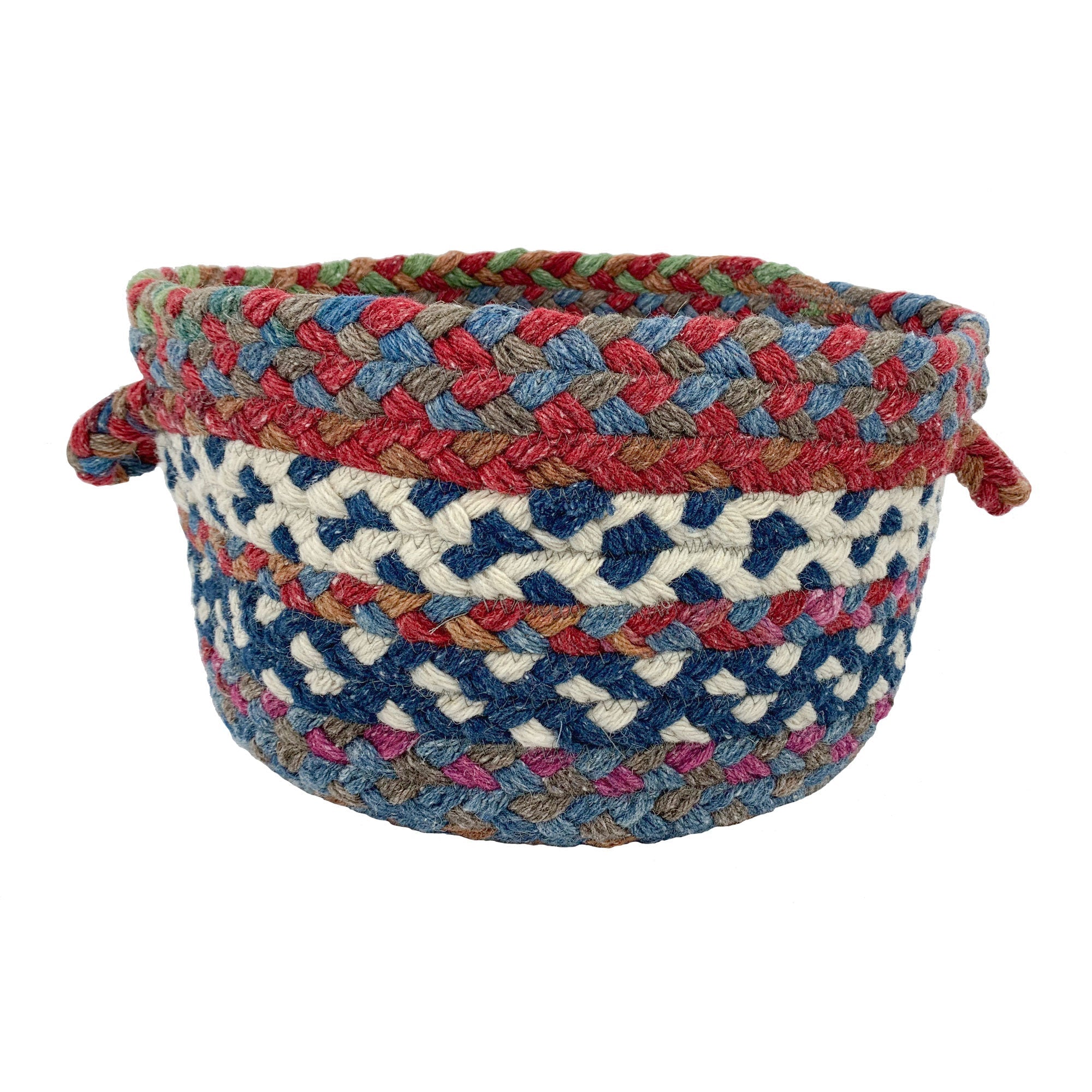 Wanderer Global Blue Braided Rug Basket image