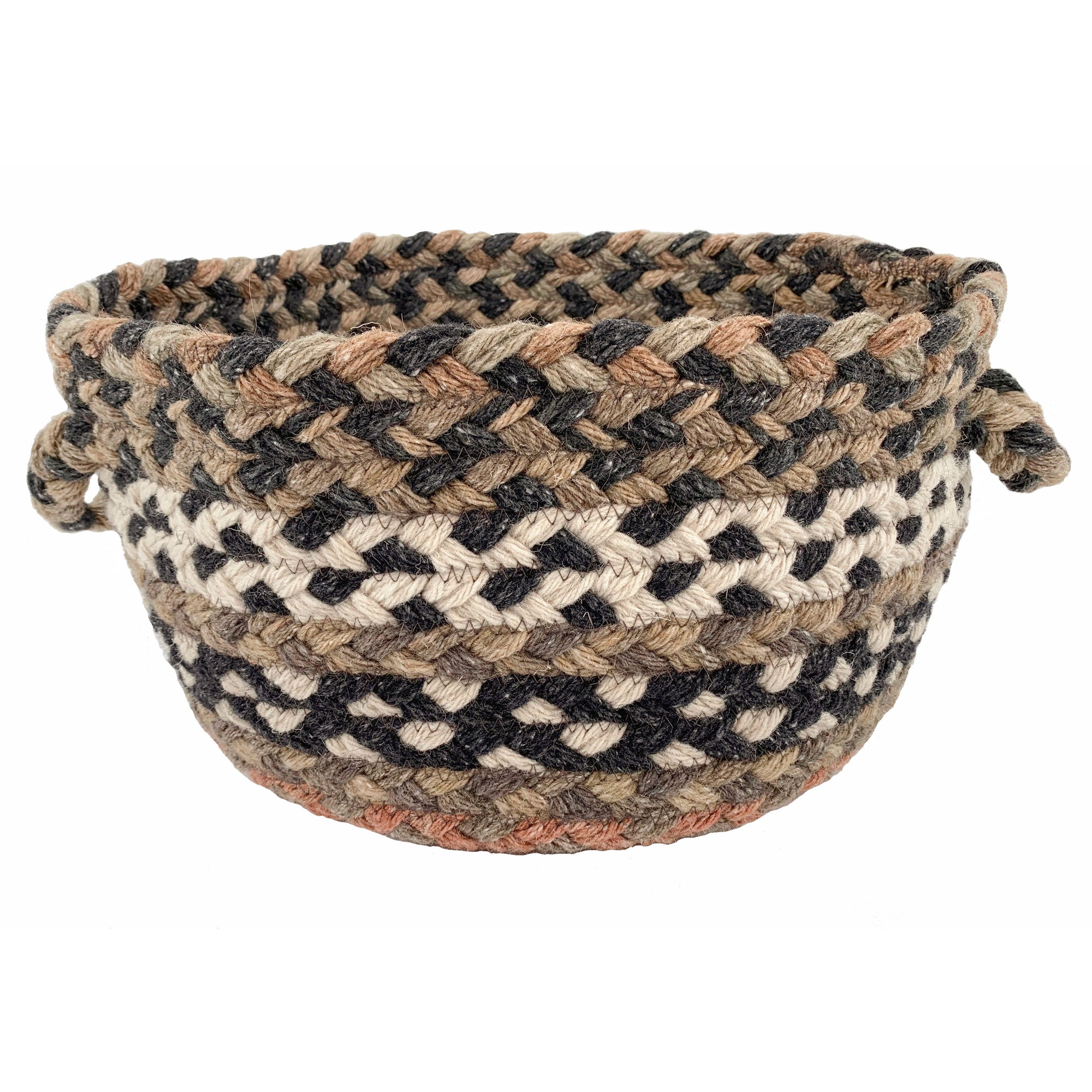 Wanderer Cognac Braided Rug Basket image