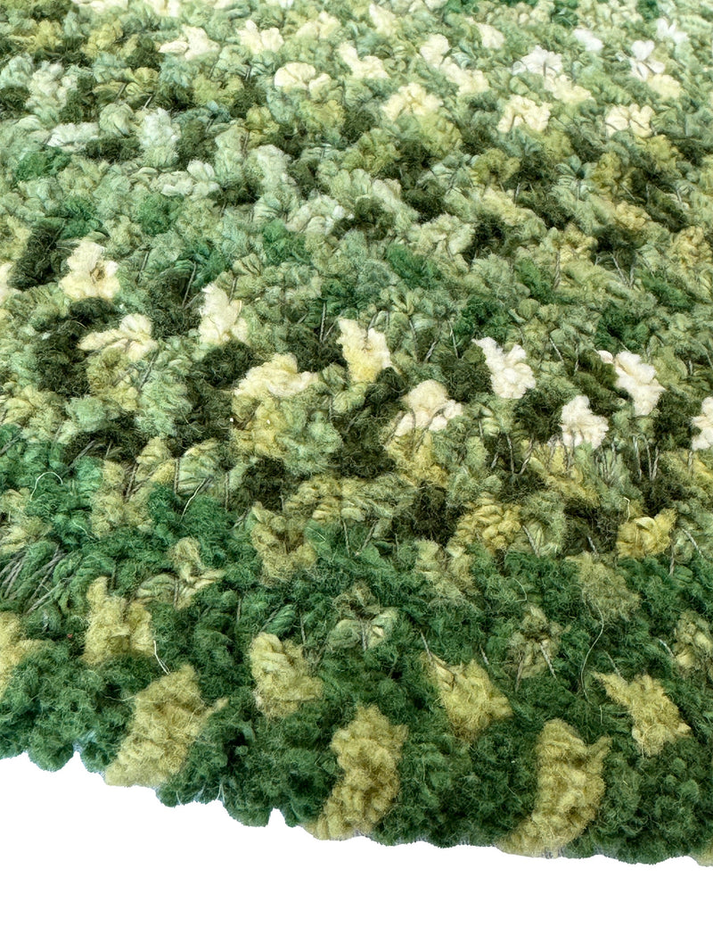 Cottonstone Balsam Green Braided Rug Oval Cross Section image