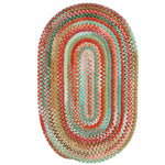 Cottonstone Cactus Garden Braided Rug Oval image