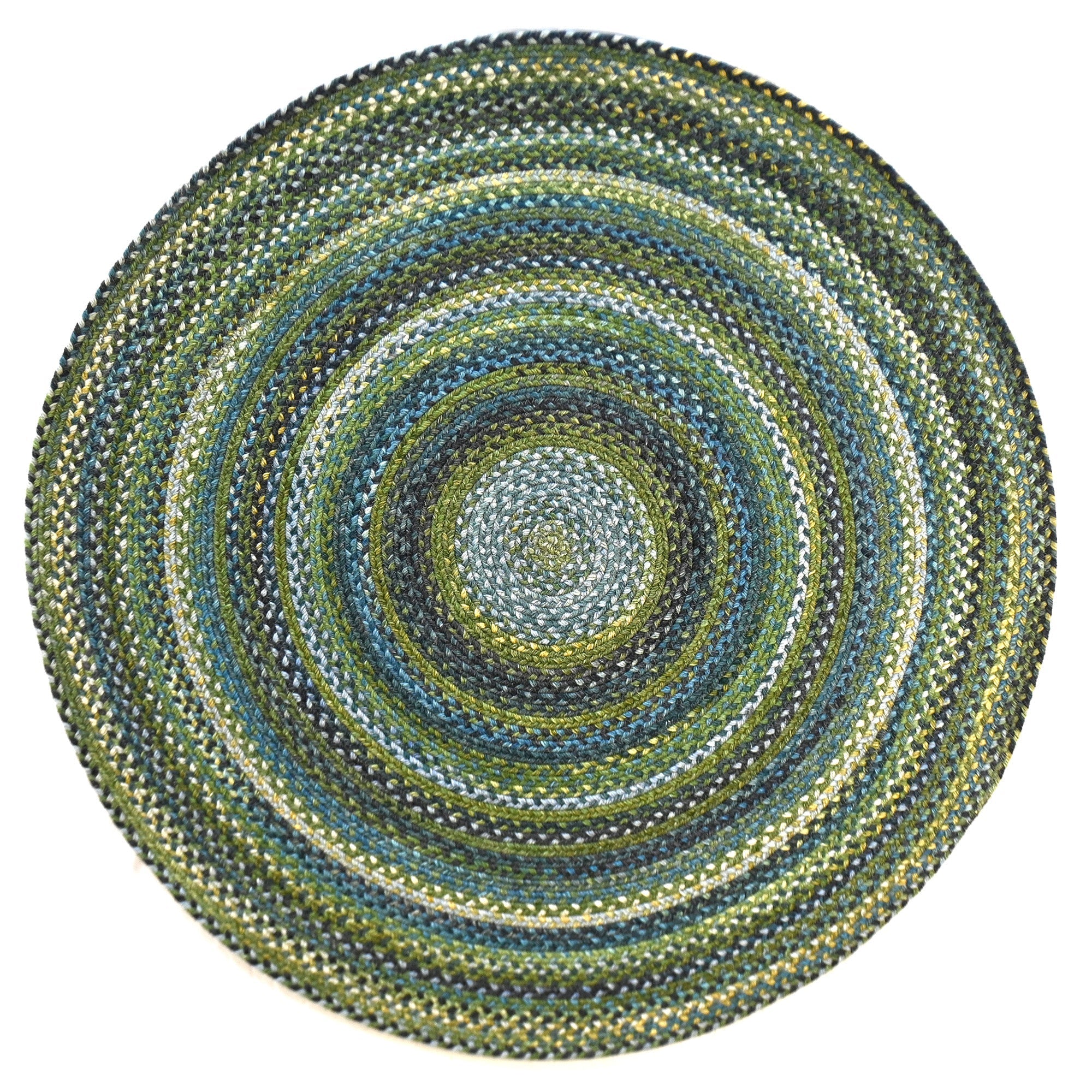 Uwharrie Ridge Horizon Braided Rug Round image