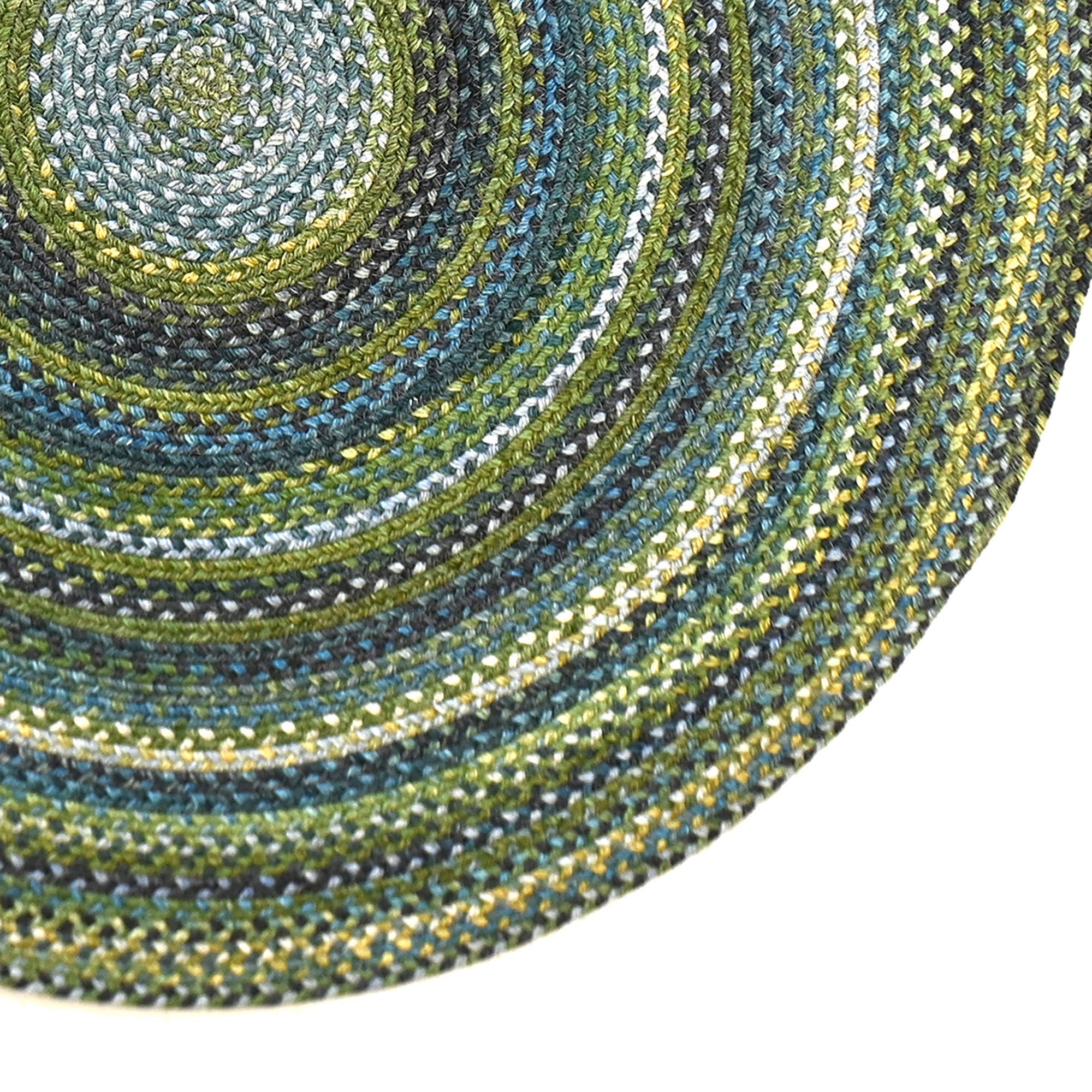 Uwharrie Ridge Horizon Braided Rug Round image