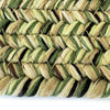 Dockside Palm Leaf Braided Rug Concentric Cross Section image