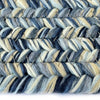 Dockside Cobalt Sea Braided Rug Oval Cross Section image