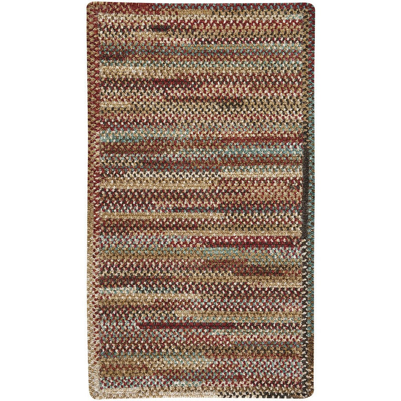 New Homestead Sundried Red Braided Rug Cross-Sewn image