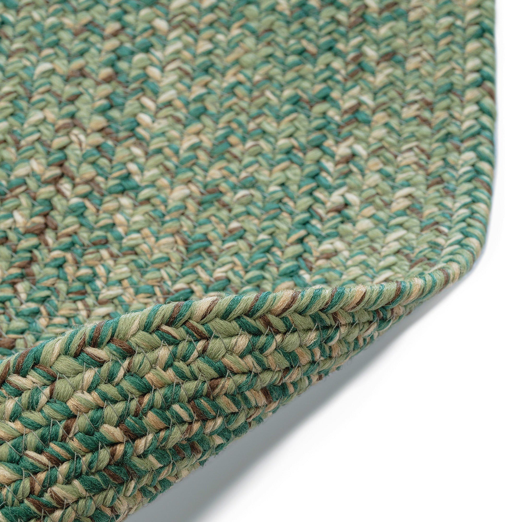 Seaport Spruce Braided Rug Oval image