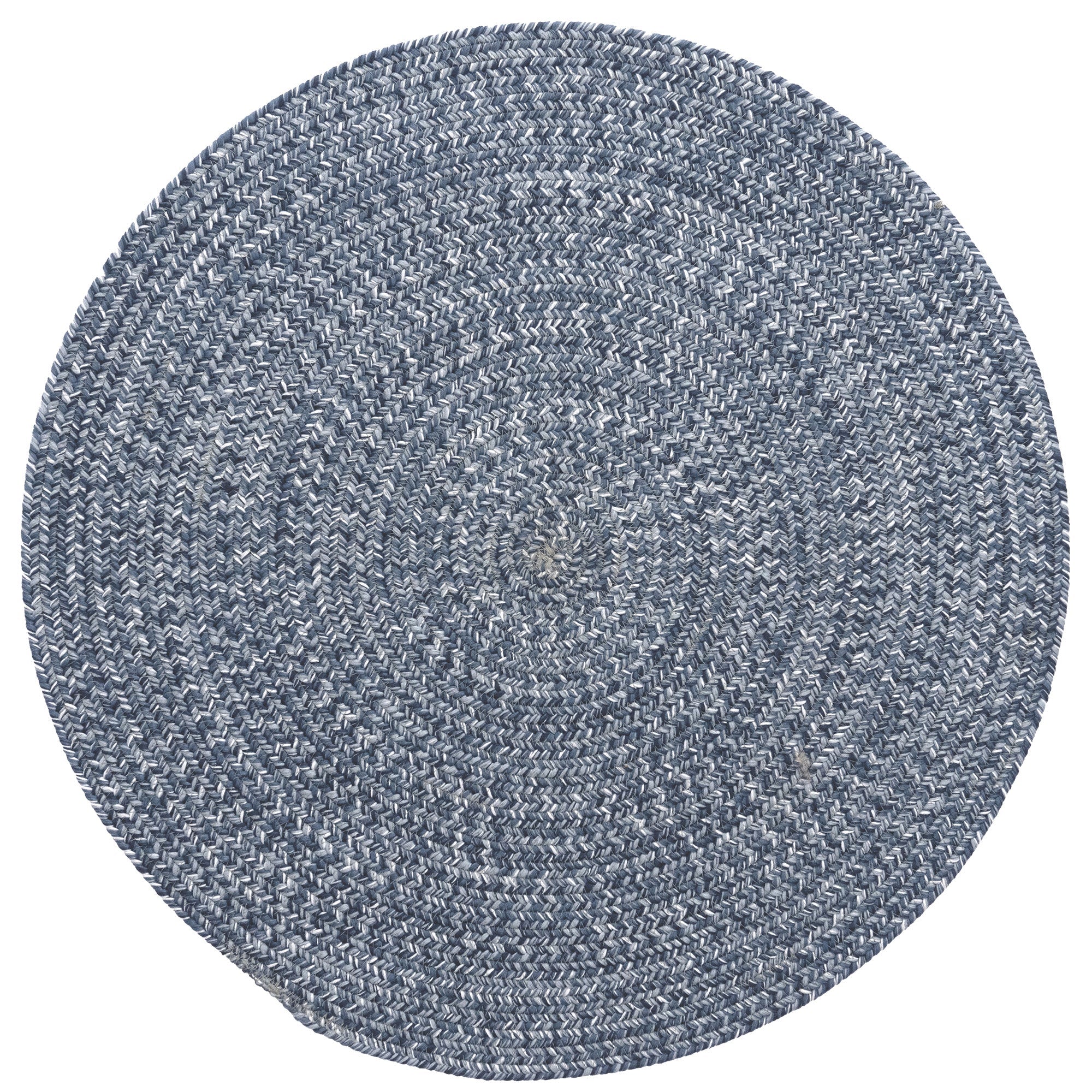 Seaport Blue Bay Braided Rug Round image