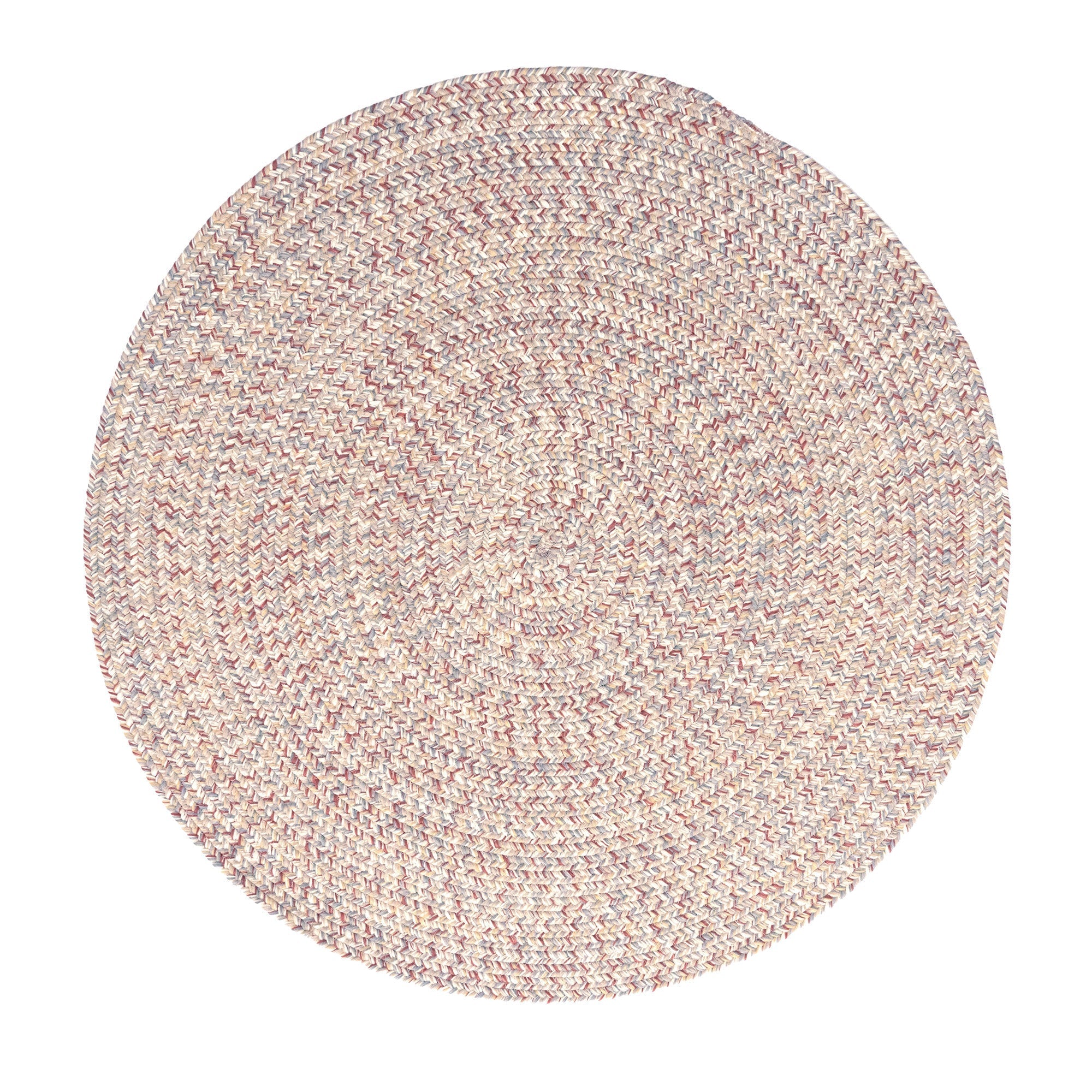 Seaport Adobe Braided Rug Round image