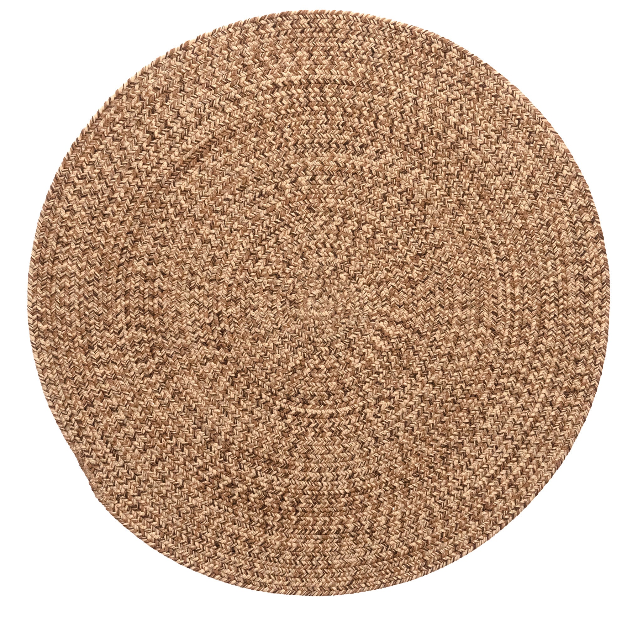 Seaport Chestnut Braided Rug Round image