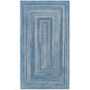 Bambini Cloud Blue Braided Rug Concentric image