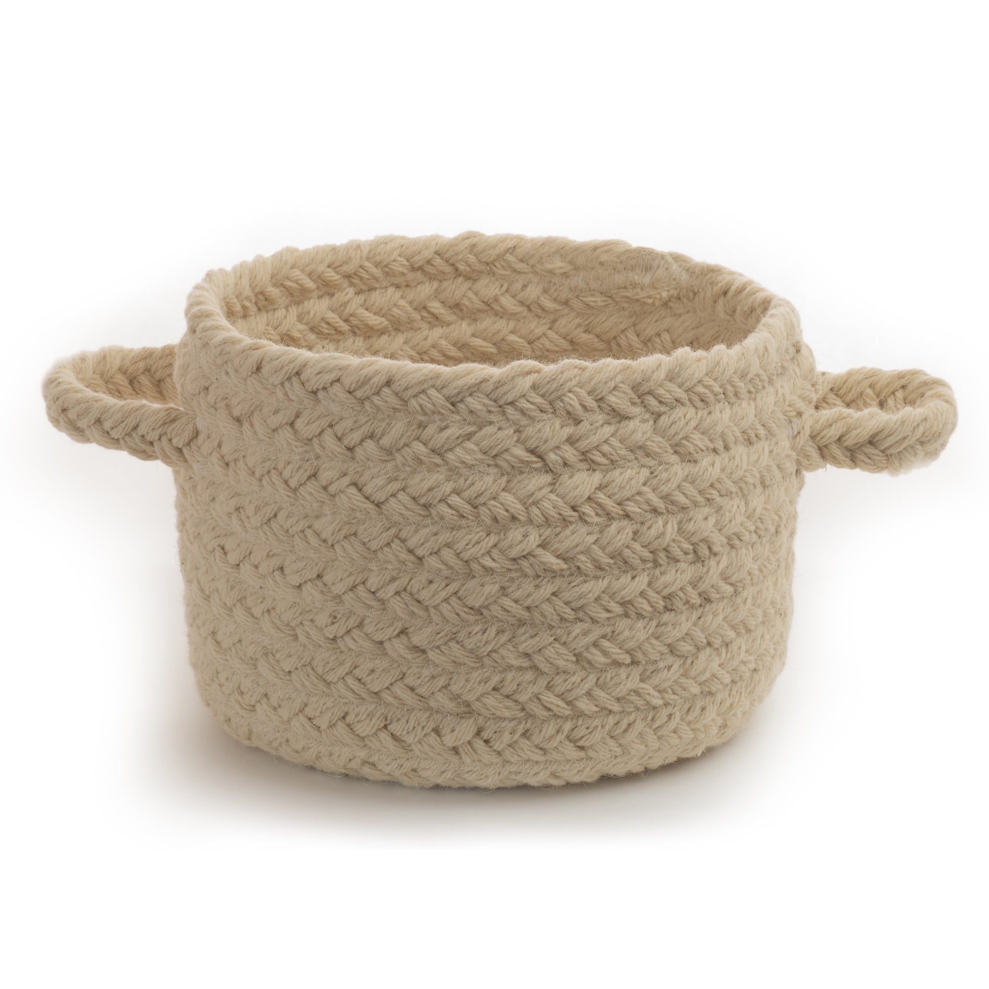 Naturelle Natural Braided Rug Basket image