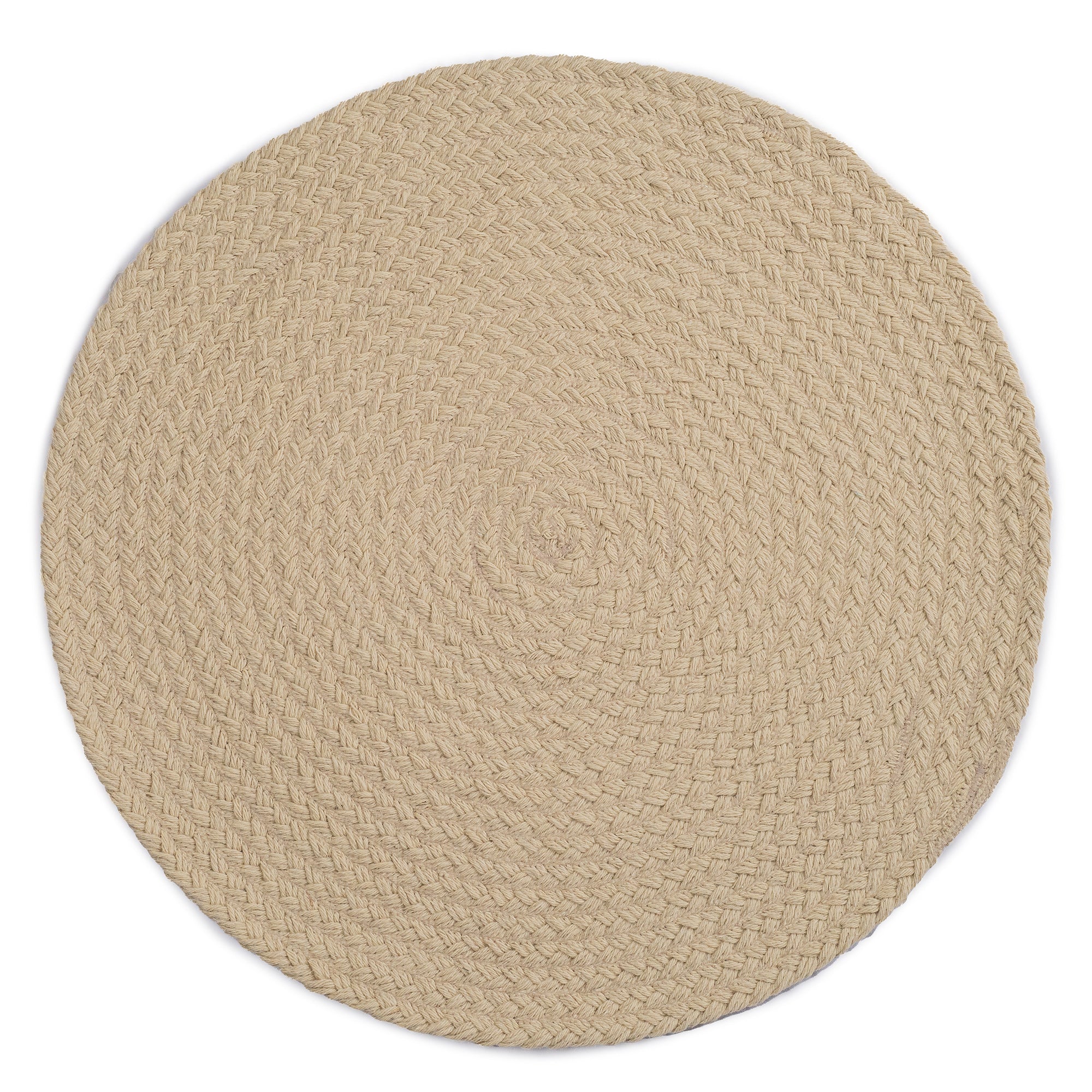 Naturelle Natural Braided Rug Round image