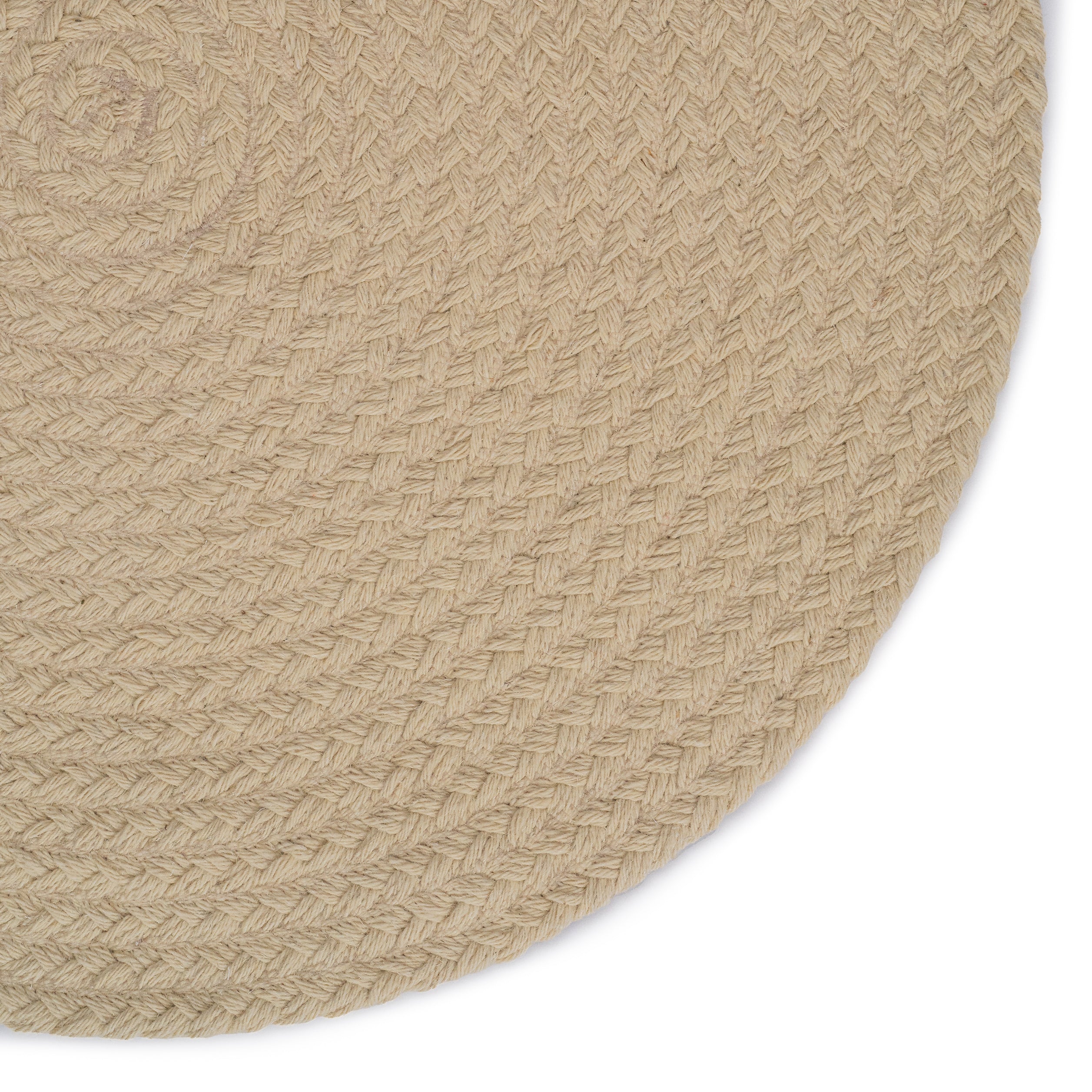 Naturelle Natural Braided Rug Round image