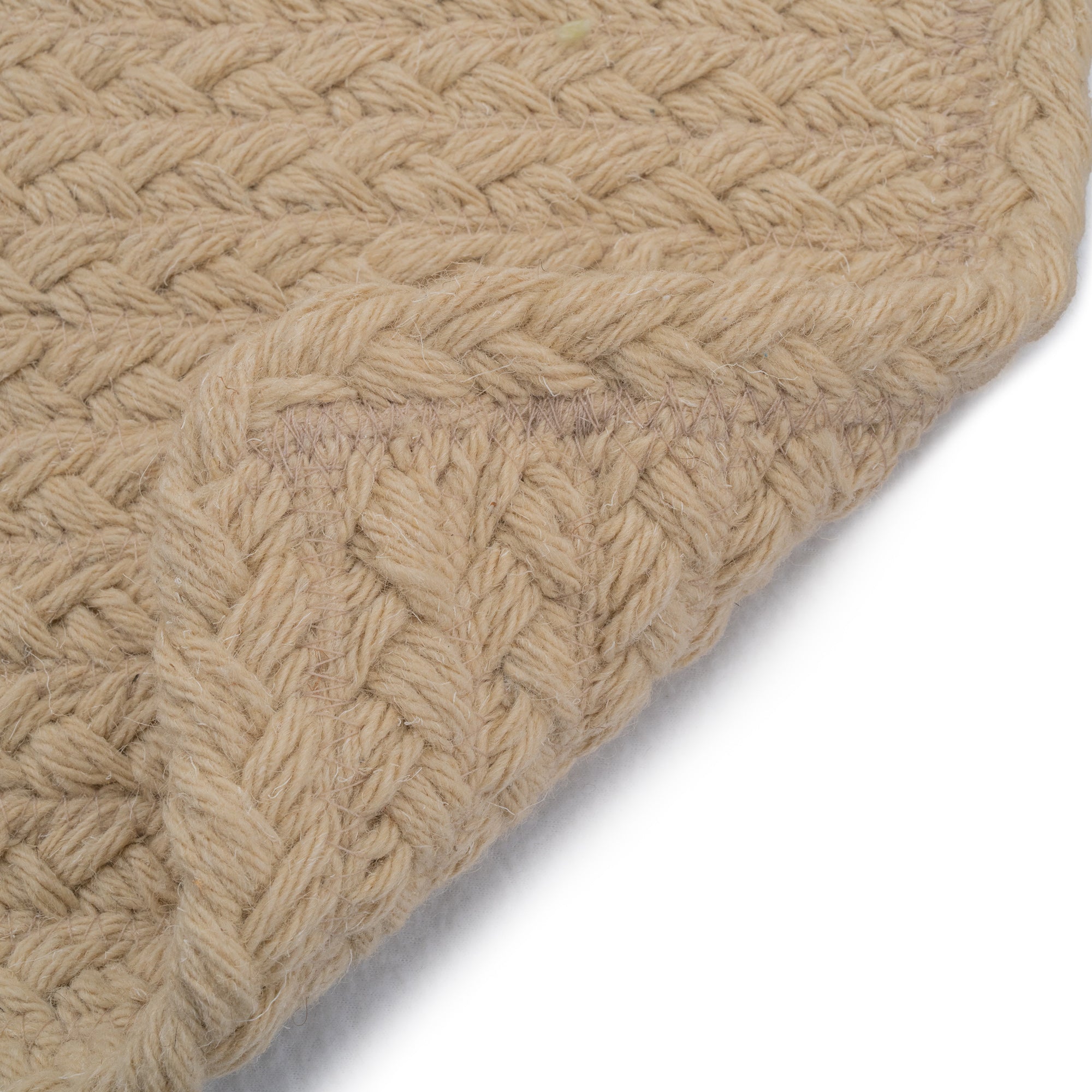 Naturelle Natural Braided Rug Cross Sewn Rectangle image