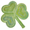 Happy Holidays-St. Patrick's Clover Braided Rug  image