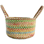 Happy Holidays-Easter Grass Braided Rug Basket image