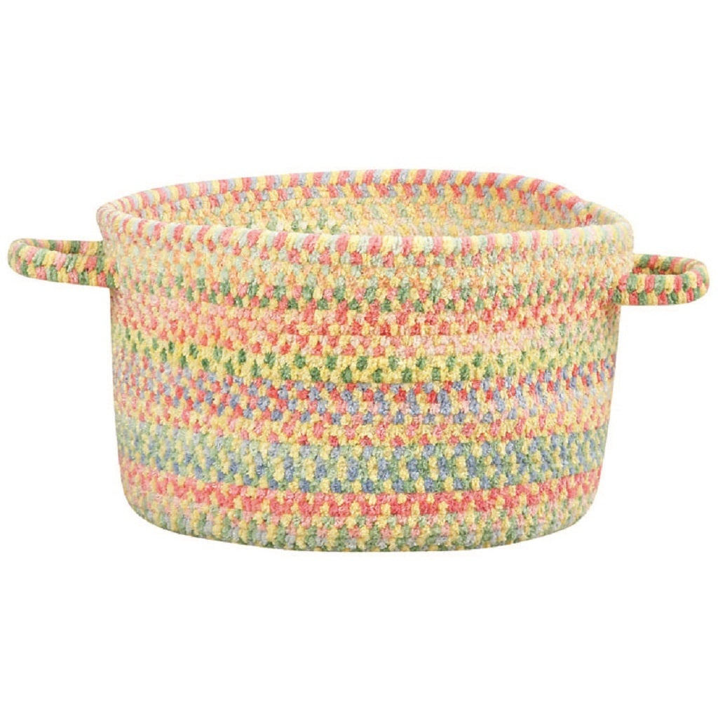 Cutting Garden Buttercup Braided Rug Basket image