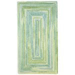 Sailor Boy Parrot Braided Rug Concentric image