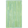 Sailor Boy Sea Monster Green Braided Rug Rectangle image