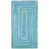 Sailor Boy Deep Blue Sea Braided Rug Concentric image