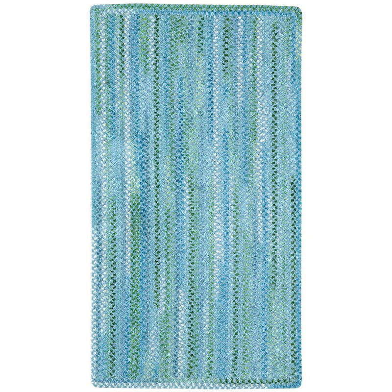 Sailor Boy Deep Blue Sea Braided Rug Rectangle image